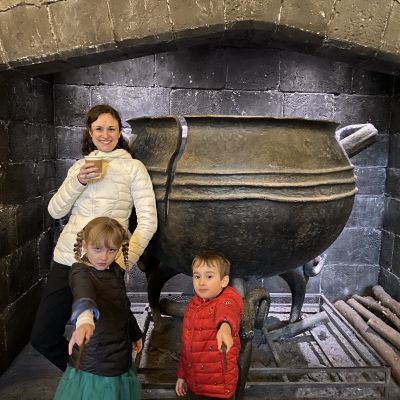 The Leaky Cauldron in Diagon Alley, Universal Studios Florida at the Universal Orlando Resort. 